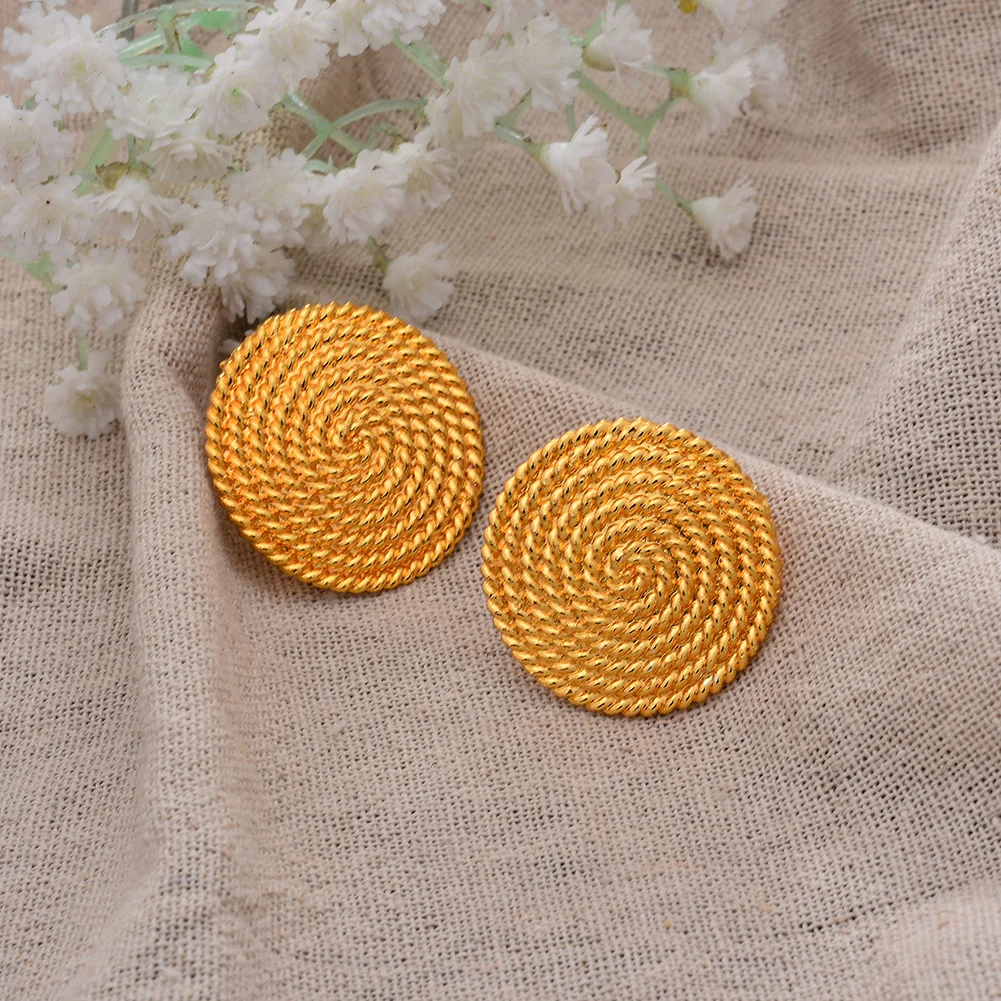 Висячие серьги для женщин/девочек золотого цвета французские африканские