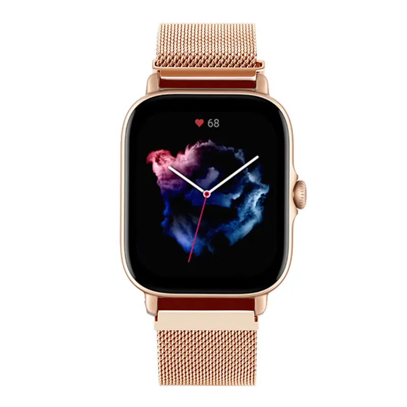 

Magnetic Loop Band For Amazfit GTS 3 2 Bip 2e Strap GTS2 Mini GTR 3 2 42/47mm 20mm 22mm Bracelet For Samsung Galaxy Watch 4 3