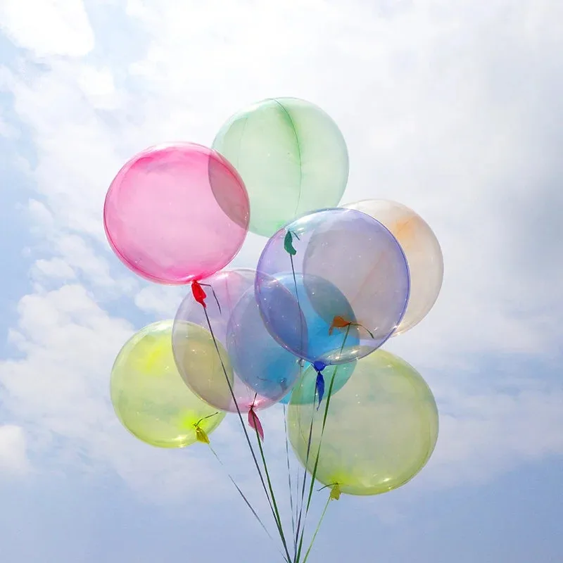 18 дюймов с украшением в виде кристаллов прозрачные без морщин ПВХ шар игрушки