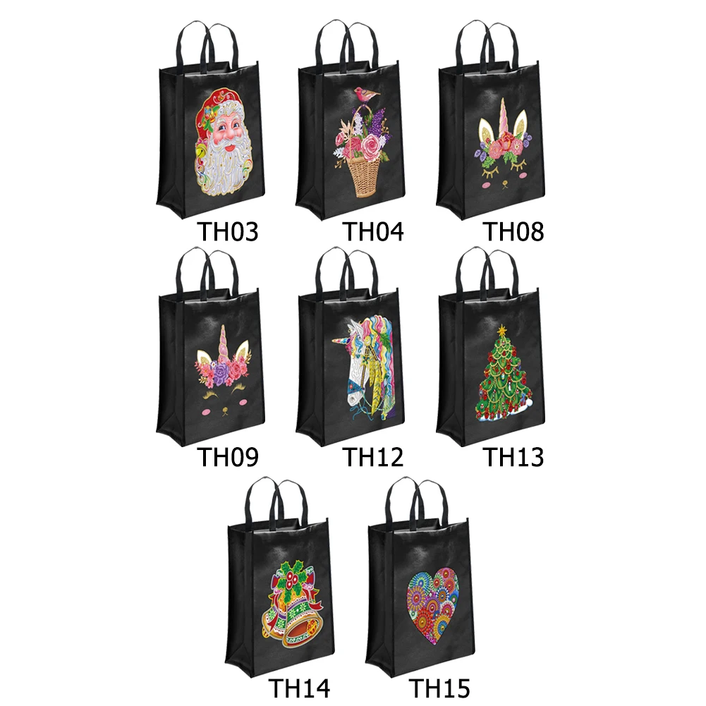 DIY рождественская специальная форма сумка для хранения алмазной живописи