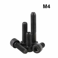m4 12 9 grade carbon steel hex hexagon socket cap allen head screws bolt black length 4 150mm