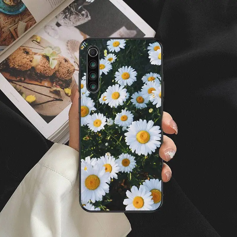 

Flower Daisy Phone Case For Samsung A01 A10 A02 A20 A31 A40 A50 S A52 A51 A70 A71 A80 A91 Cover Fundas Coque