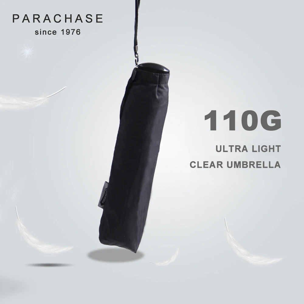 

Folding Umbrella Rain Women Men 110g Pocket Umbrella Travel Japanese Umbrella Windproof Mini Clear Umbrella Paraguas Gift Sy007