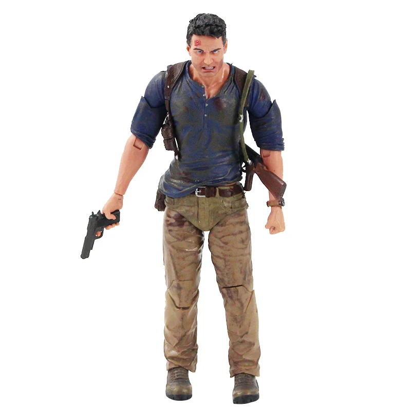 NECA-figuras de acci&oacute;n de NATHAN DRAKE, colecci&oacute;n de figuras de acci&oacute;n de 17cm-1