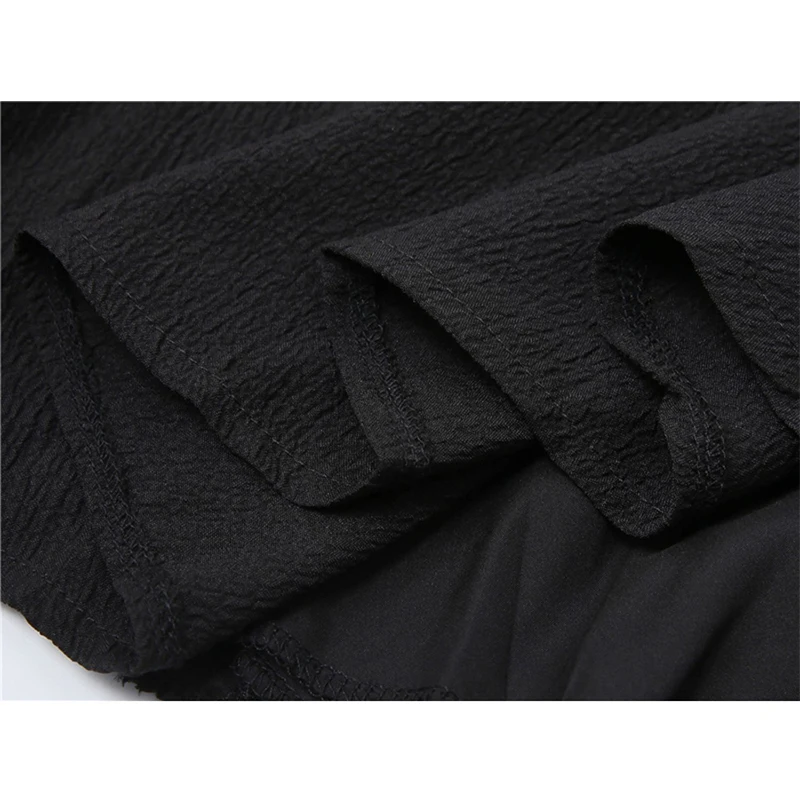 

Sexy Slim Black Dress With Chain Women Short Sleeve Summer Gothic Party Club Bar Streetwear Crop Dresses Y2K Ins Vestidos Mujer