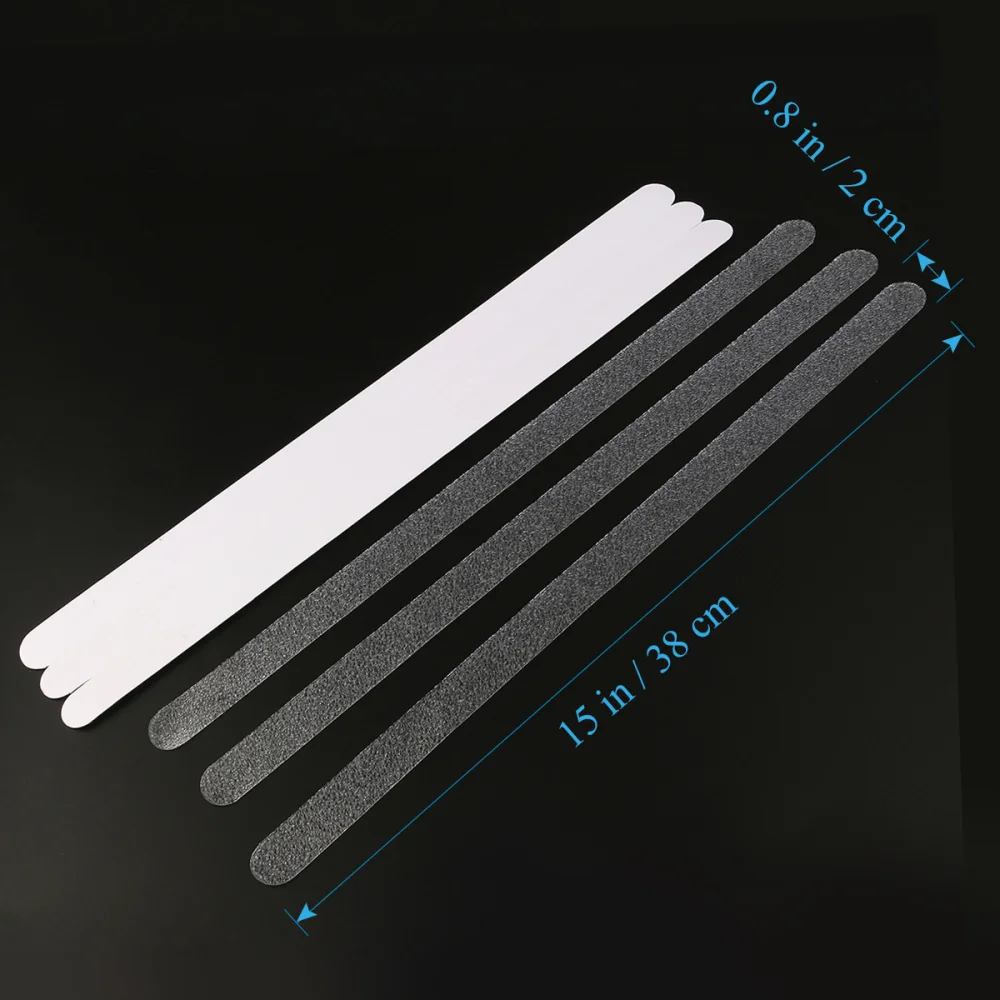 

OUNONA 12pcs Non Strips Stickers for Bath Shower (White)