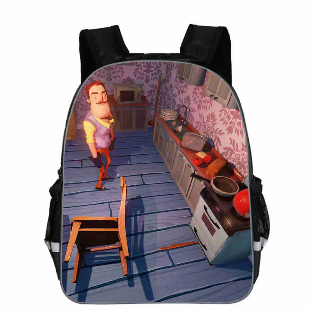 11/16 дюймов Рюкзак Hello Neighbor сумка Детские школьные сумки новая известная служба