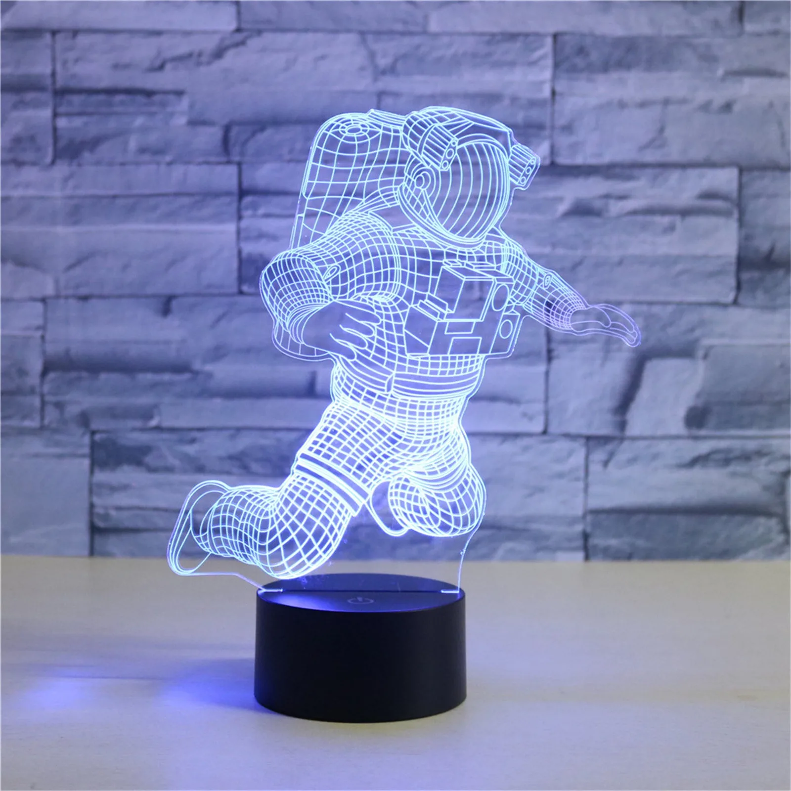 3d лампа пилота в космосе светодиодный светильник астронавт 3D оптическая