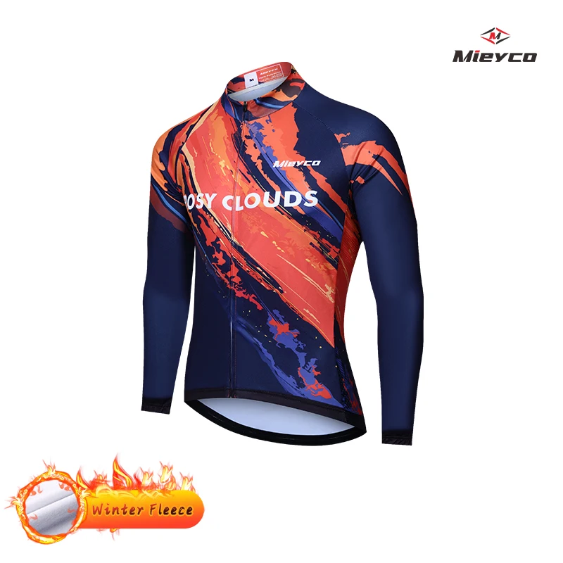 

Spain Ciclismo Invierno 2022 Racing Thermal Fleece Bicicleta Long Sleeve Jersey Mujer Invierno Men Cycling Bike Mallot Ciclismo