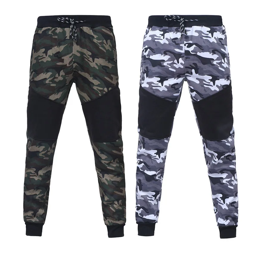 Мужской Камуфляжный спортивный костюм Повседневная Толстовка с капюшоном и