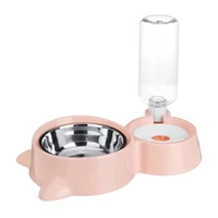 pet cat dog feeder bowl fountain automatic food water dispenser for cats dogs drinking pet products high quality sale