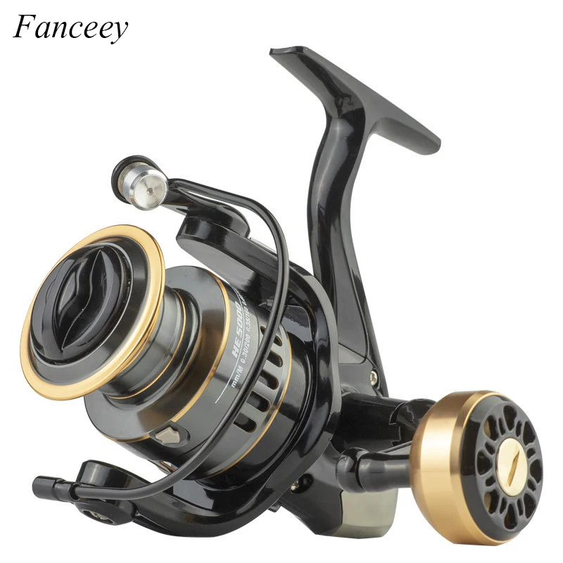 

Fishing Reel HE500-7000 Drag 10kg Metal/EVA Ball Grip Spool Spinning Reel Saltwater Reel For Carp Reel Fishing Pesca