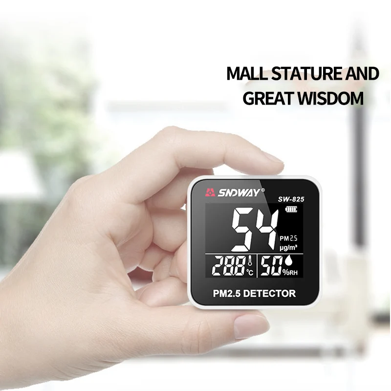 SNDWAY Household Thermometer SW-825 Hygrometer Indoor Air Quality Monitor PM2.5 Tester | Инструменты