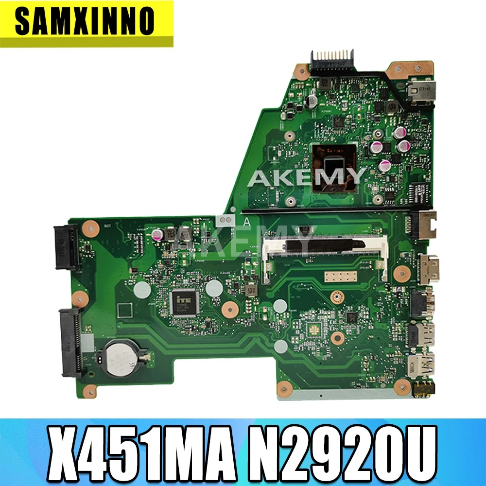 

For Asus X451MA REV2.1 N2920 Laptop Motherboard System Board Main Board Mainboard Card Logic Board Tested Well Motherboard