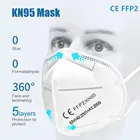 FFP2 KN95 маска для лица респираторные маски маска для рта адаптируемая против загрязнения дышащая маска 95% фильтр Маска