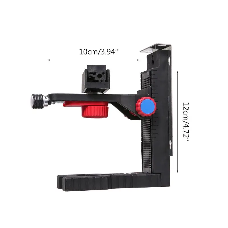 Adjustable Laser Level Magnetic Wall Bracket Hang L-shape Hook Bracket Universal