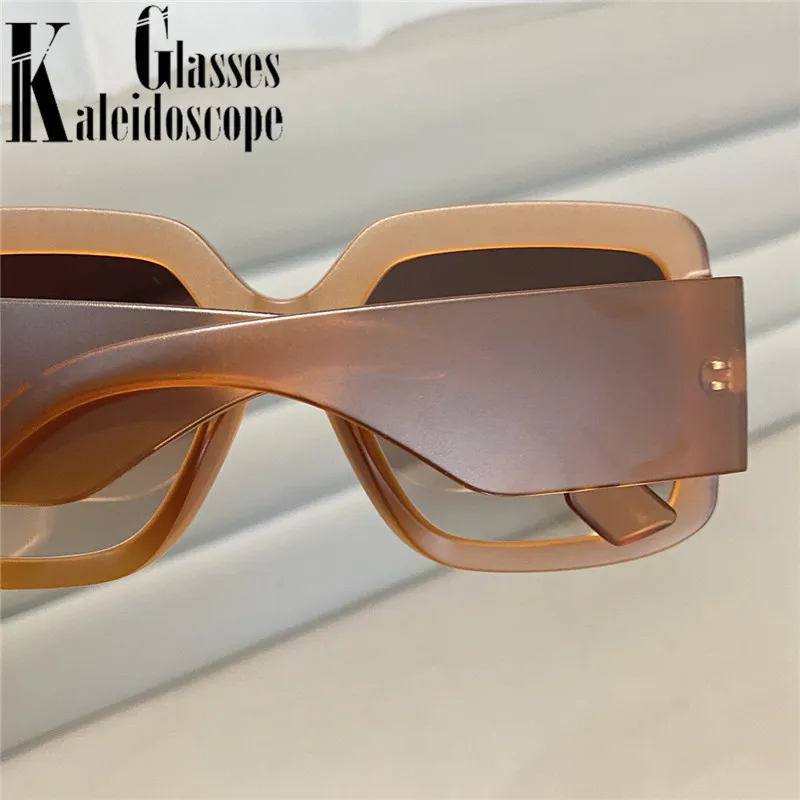 

Oversized Sunglasses Women Men Luxury Brand Designer Big Frame Square Sun Glasses Ladies Vintage Gradient Eyewear Shades UV400