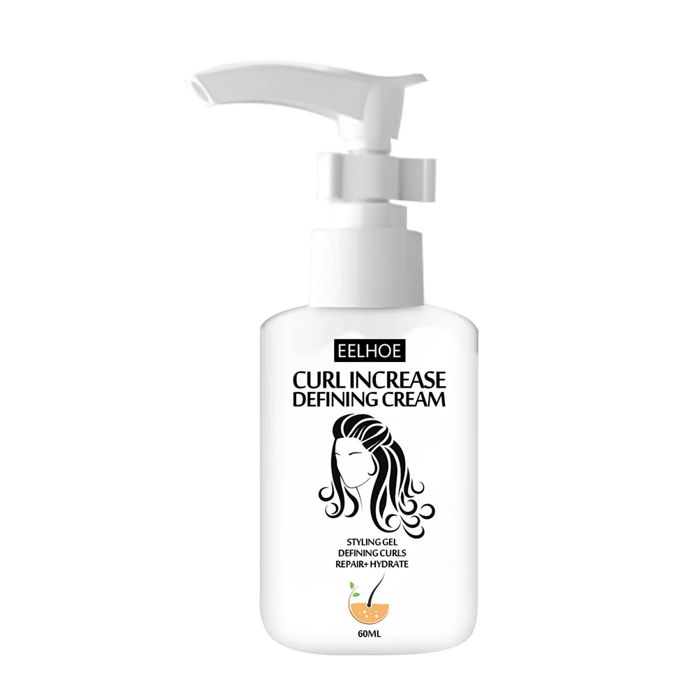 60 мл крем для укладки вьющихся волос усилитель завивки против спутанных