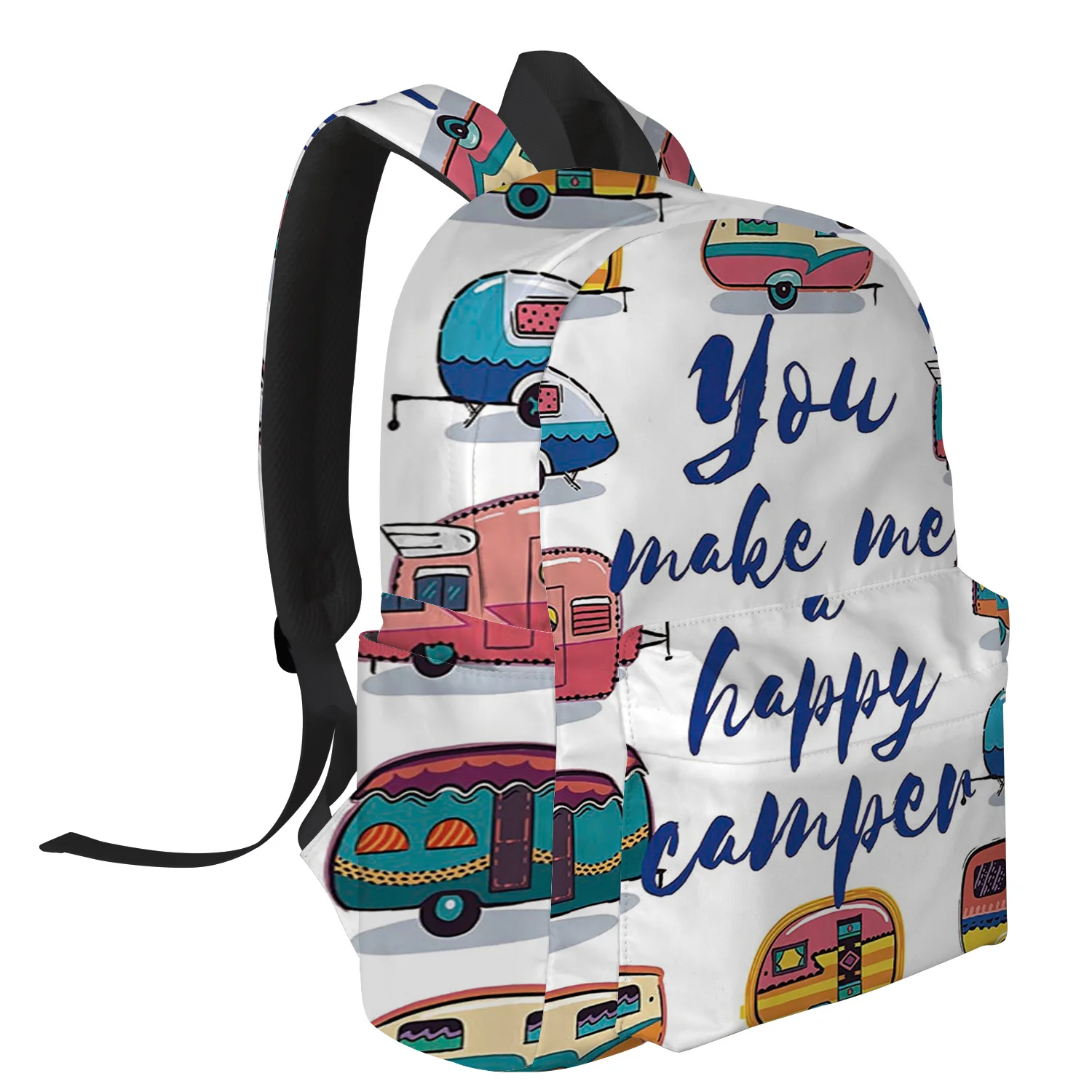 Милый мультяшный рюкзак для ноутбука с машинкой женские мужские рюкзаки