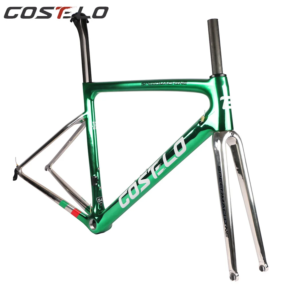 Costelo Speedmachine 3,0 гальванический диск Сверхлегкий 790 г углеродное волокно дорожный велосипед рама велосипеда Рама Bicicleta дешевая рама