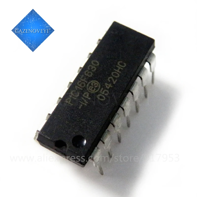 1 шт./лот PIC16F630-I/P DIP14 PIC16F630-I DIP PIC16F630 DIP-14 16F630 новая и оригинальная IC в наличии