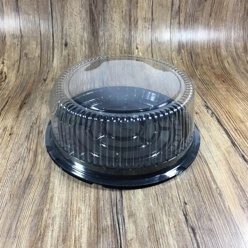 10pcs 8 Inch Transparent Cake Box Plastic Boxes And Packaging Clear Cupcake Muffin Dome Holder Cases Wedding | Дом и сад