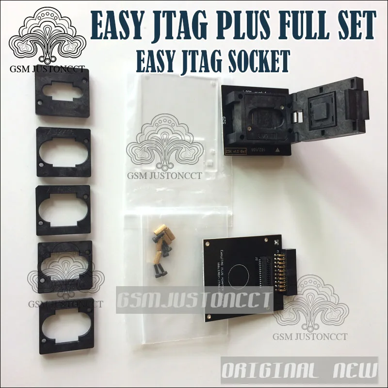 Новая версия 2022 года полный комплект стандартная коробка Easy-Jtag plus + розетка EMMC |