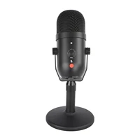 freeboss cm16 metal body 24bit 96khz monitor mute low noise recording chat usb computer mobilie condenser microphone