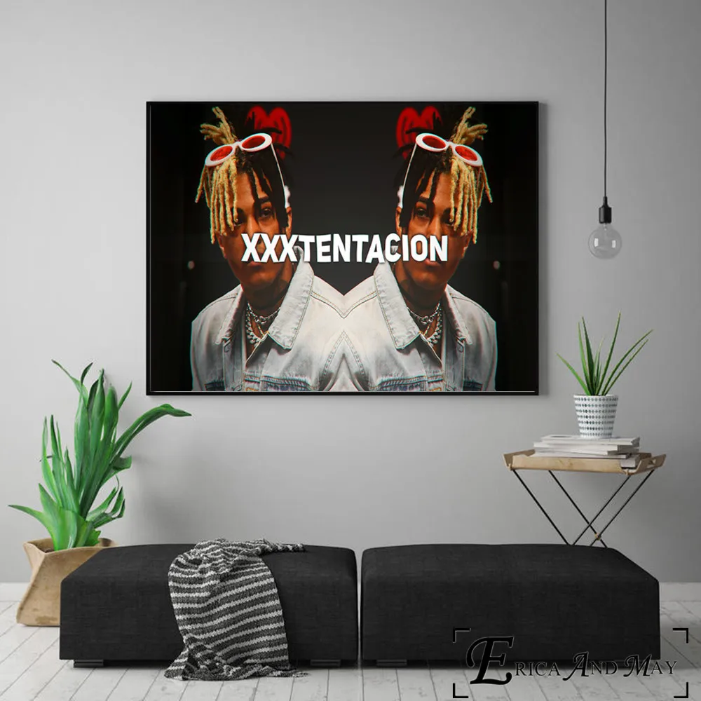 Картина на холсте Xxxtentacion Jahseh Dwayne Onfroy плакаты и принты стену картина винтажное