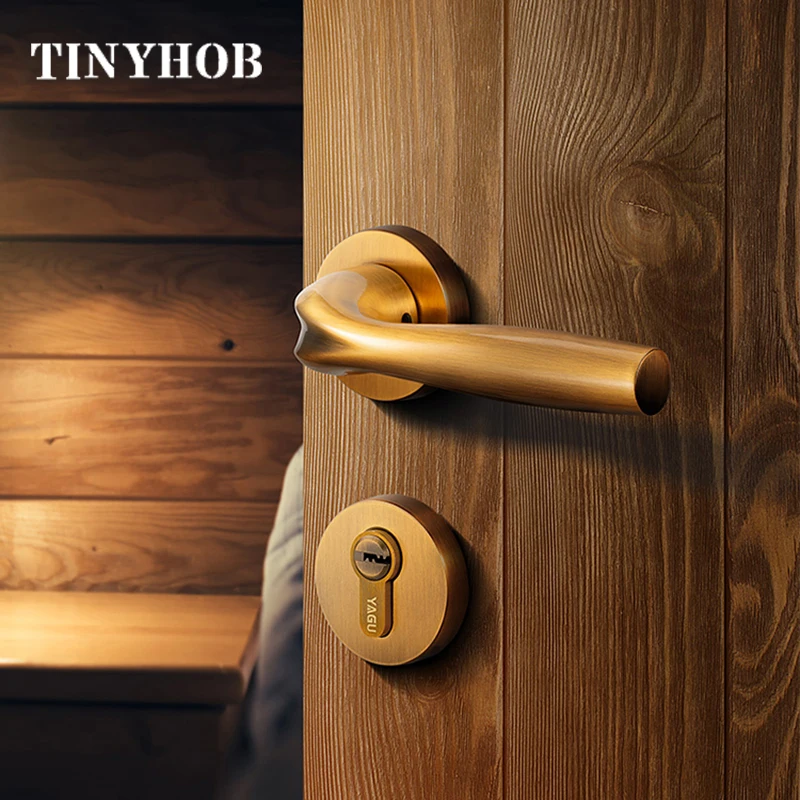 Дверной замок из цинкового сплава простой для межкомнатных дверей твердого