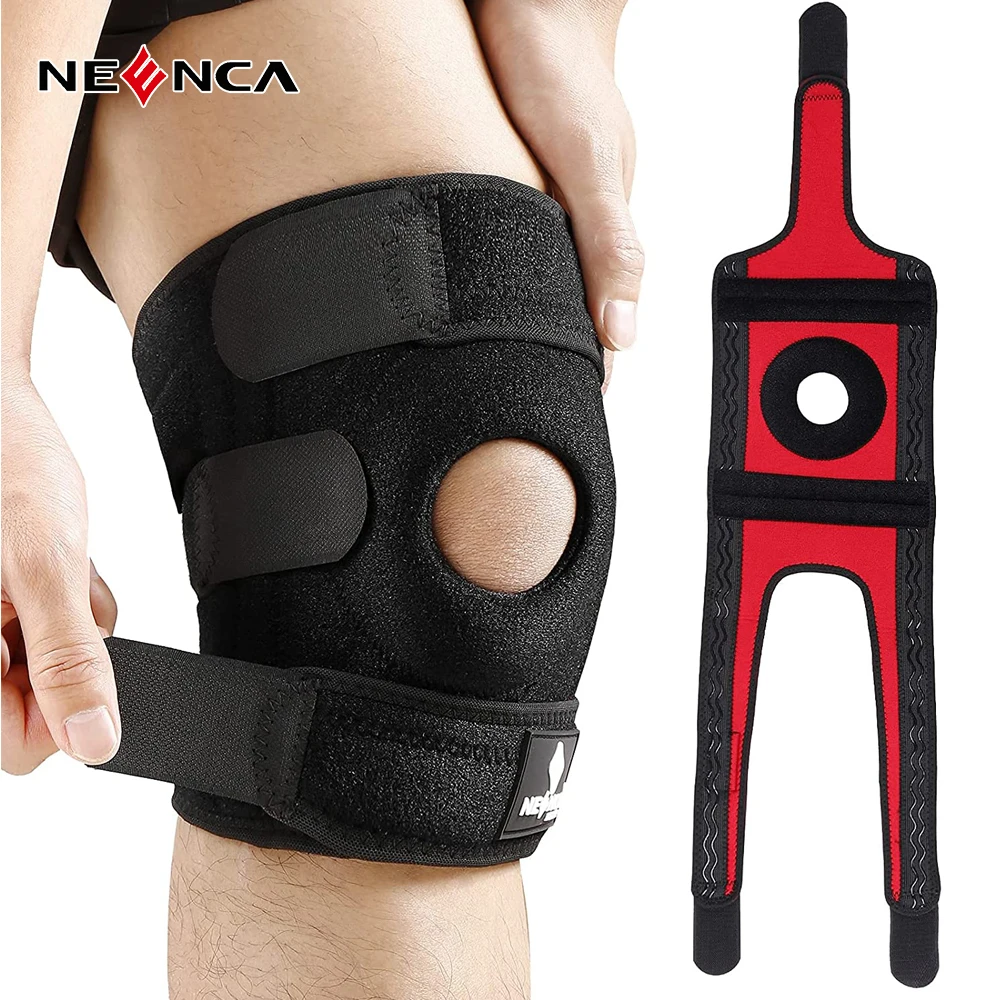 1PC Knee Joint Brace Support Adjustable Breathable Knee Stabilizer Kneepad Strap Patella Protector Orthopedic Arthritic Guard medical knee brace protect support knee orthosis fixation adjustable hinge splint for knee joint fracture