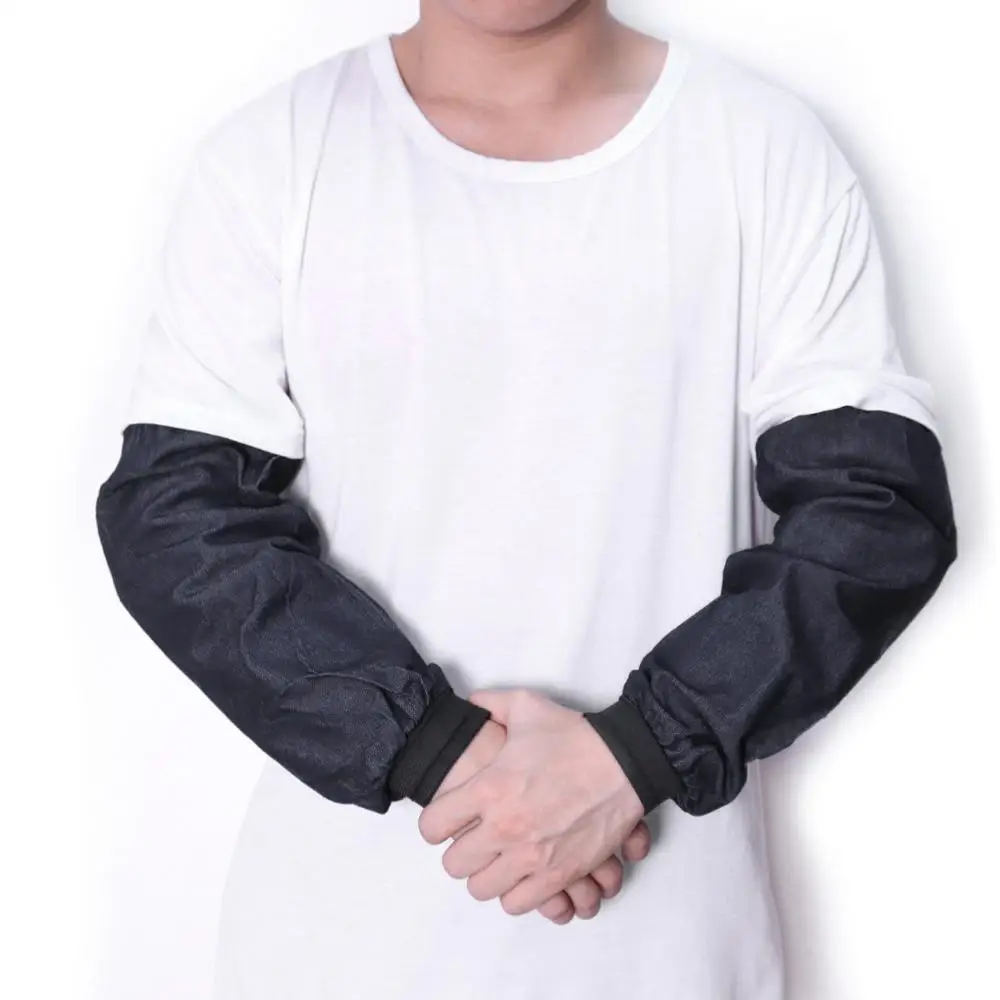 1 пара сварочные джинсовые износостойкие пылезащитные рукава 38*16 5 см