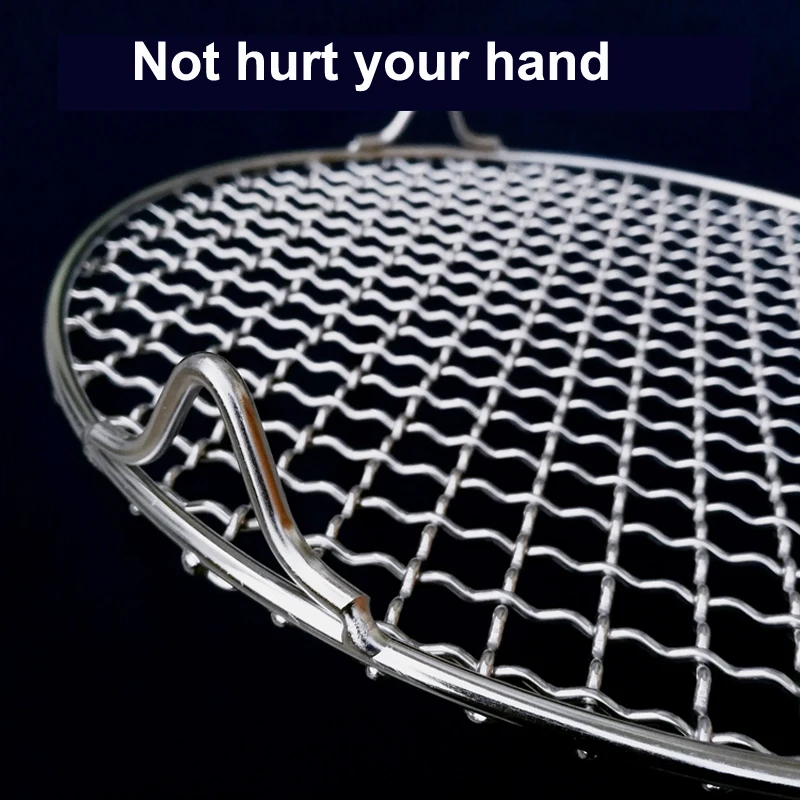 304 нержавеющая сталь круглая сетка для гриля с ножками барбекю сетки охлаждающая