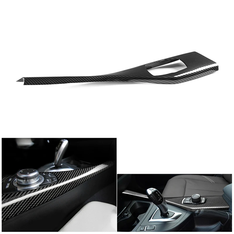 

for-BMW 1 Series F20 F21 2012-2018 2 Series F22 F23 Carbon Fiber Central Control Multimedia Button Panel Frame Cover