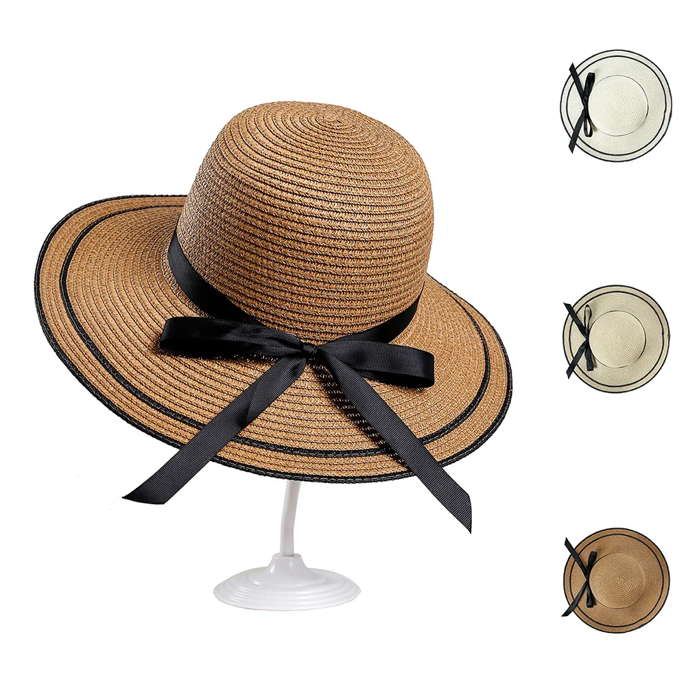 2019 модная женская летняя большая шляпа для отдыха на открытом воздухе двойная