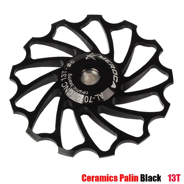 MTB Mountain Bike Road Bicycle Jockey Wheel 13T Aluminum Alloy Rear Derailleur Pulley Metal Bearing Guide | Спорт и развлечения
