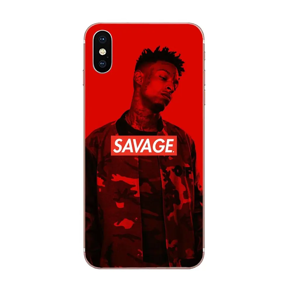 В стиле хип-хоп 21 Savage для Galaxy Grand A3 A5 A7 A8 A9 A9S On5 On7 Plus Pro Star 2015 2016 2017 2018