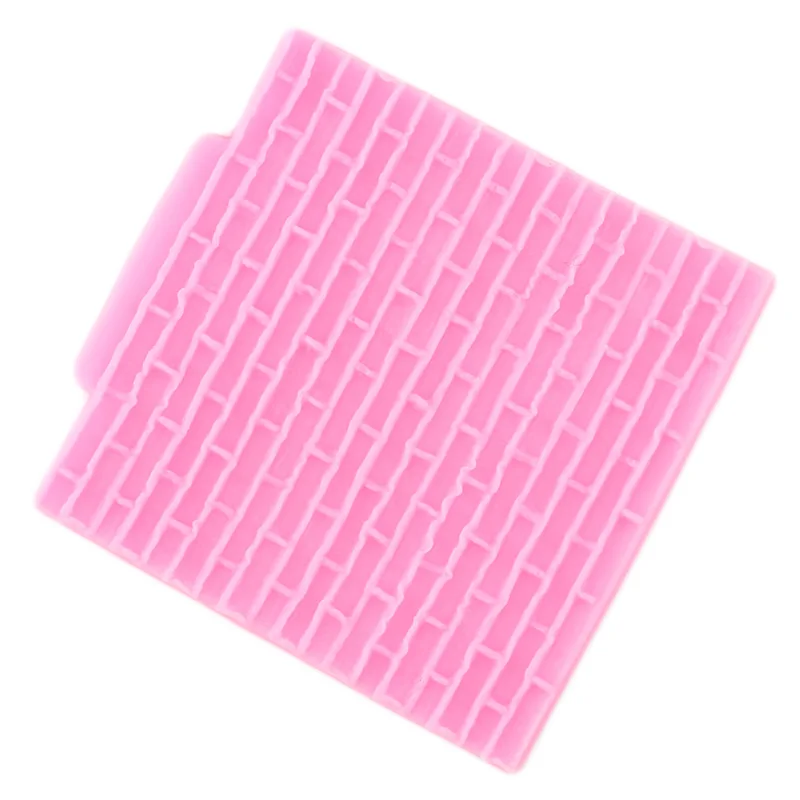 Каменная текстура Настенная силиконовая форма кружевной коврик шоколадная