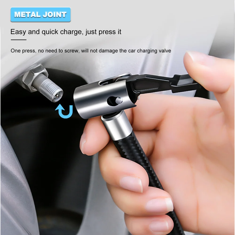 

1 Set Car Air Pump Portable Car Pump Pointer Tire Inflator Pump for Vehicle