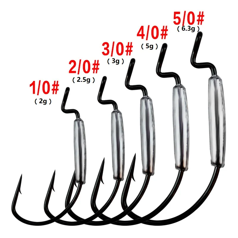 Свинцовый крючок для рыбалки Jig Head с бородкой и свинцовый 2g/2.5g/3g/5g/6 3g офсетная