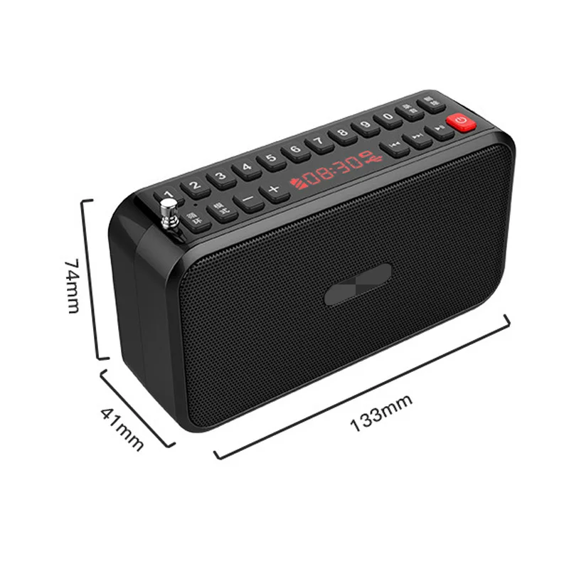 Мини-динамик Hi-Fi с Bluetooth 5.0 FM-радио TF USB-проигрыватель функция громкой связи