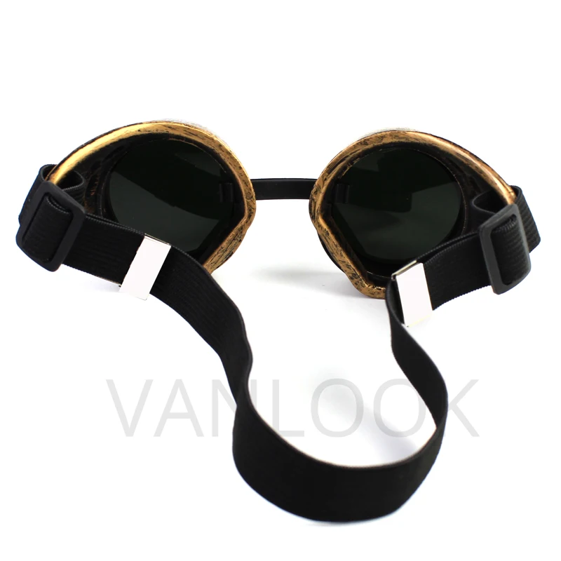 Модные праздничные солнцезащитные очки в стиле панк стимпанк-рок Необычные