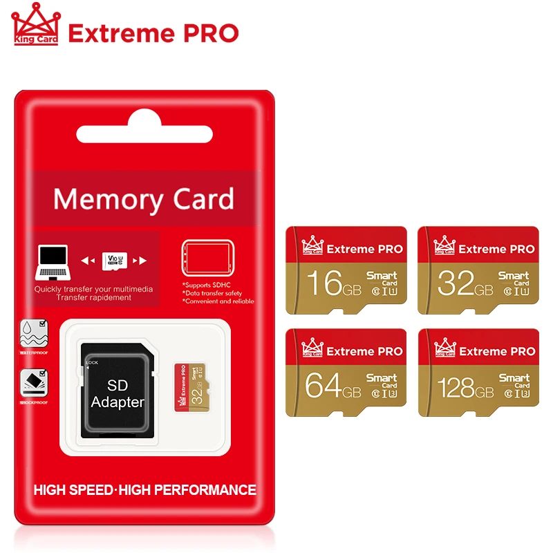 

Micro SD карта памяти, класс 10, 4 ГБ, 8 ГБ, 16 ГБ, 32 ГБ, 64 ГБ, 128 ГБ, 256 ГБ, 512 ГБ