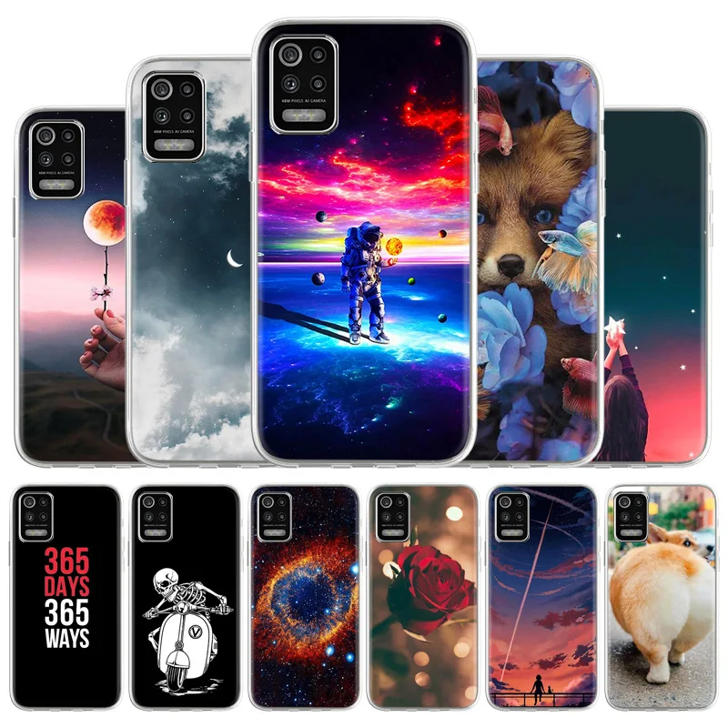 

For LG K62 K52 Case Silicone Soft TPU Back Cover For LG K62 K52 Case Protective Cute Fundas For LGK62 LGK52 6.6'' Coque K 52 62