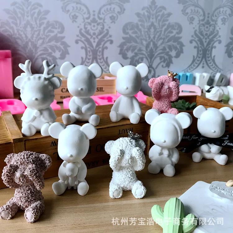 Ароматерапия гипсовый порошок форма высокой плотности для украшения автомобиля