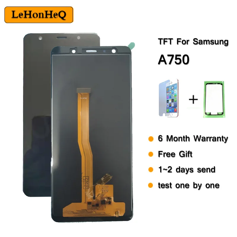Для samsung A7 2018 дисплей A750 A750G SM A750F ЖК сенсорный экран дигитайзер в сборе для galaxy