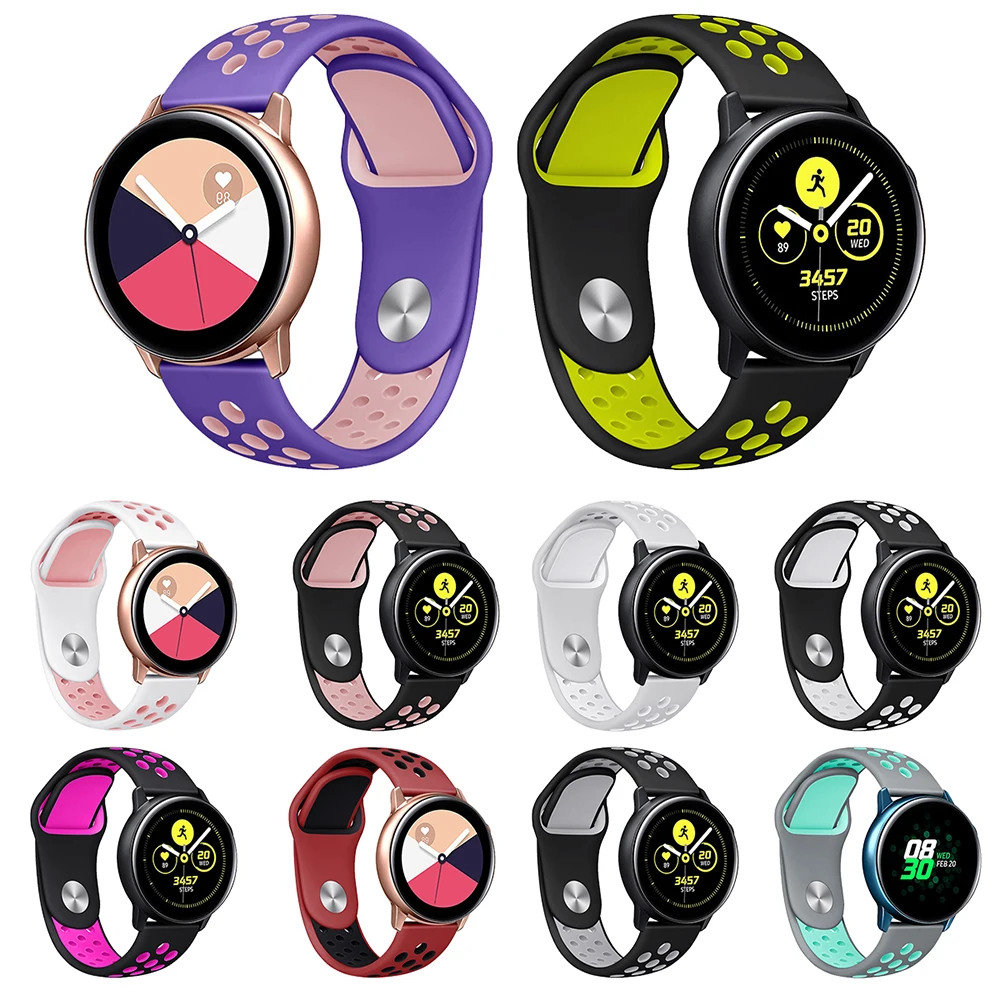 Ремешок для Galaxy Watch Active 40 мм ремешок 42 универсальный сменный 20 быстросъемный