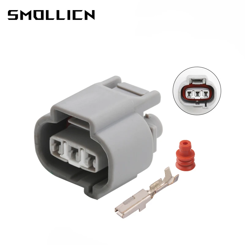 

1/5/20/50 Set 3 Pin Way Wire Automotive Vehicle Speed Sensor Socket Ralink Meter Connector Waterproof Female Plug For Toyota