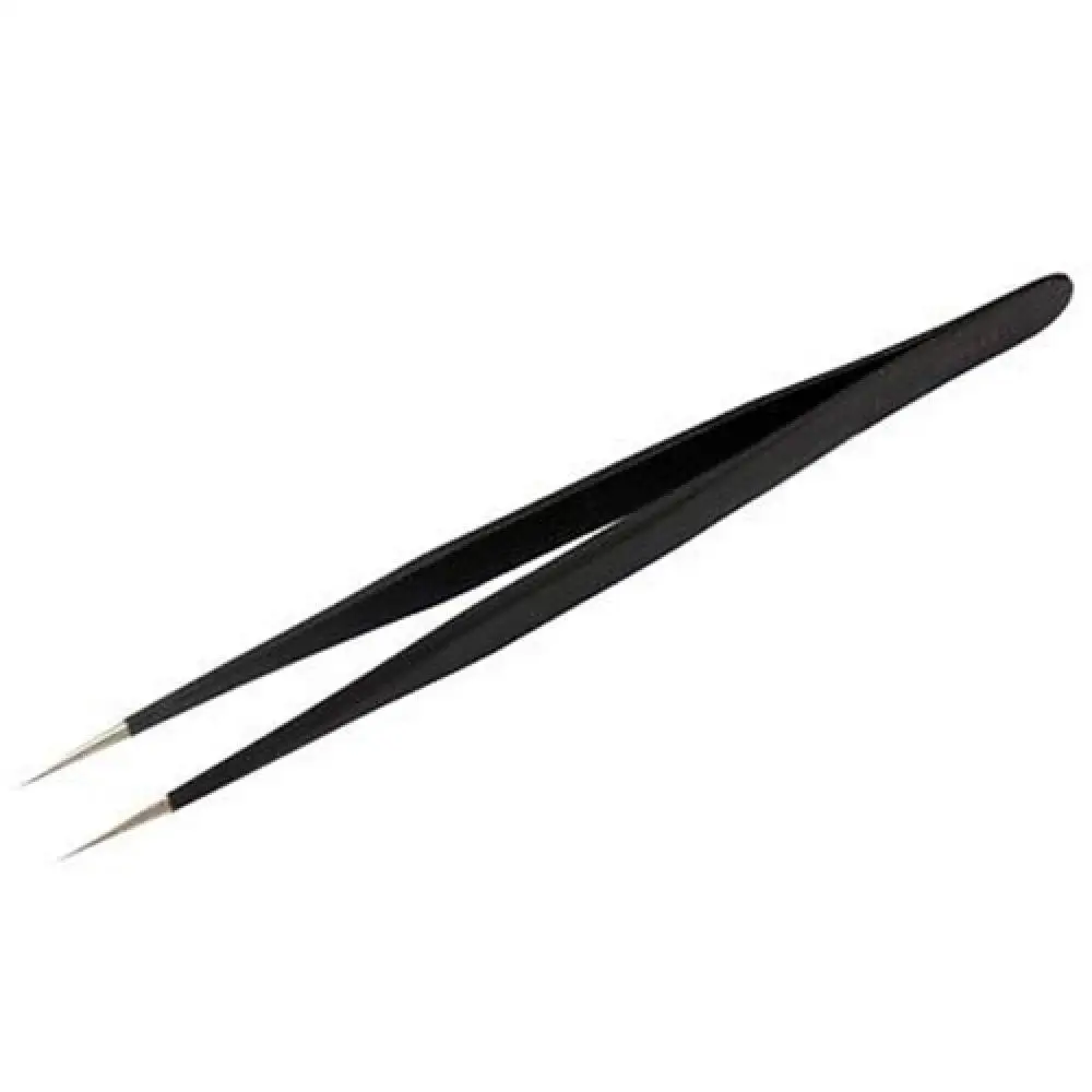 6Pcs Black Color Eyebrow Tweezer Hair Beauty Slanted Puller Stainless Steel Eye Brow Clips Makeup Tool Brand New