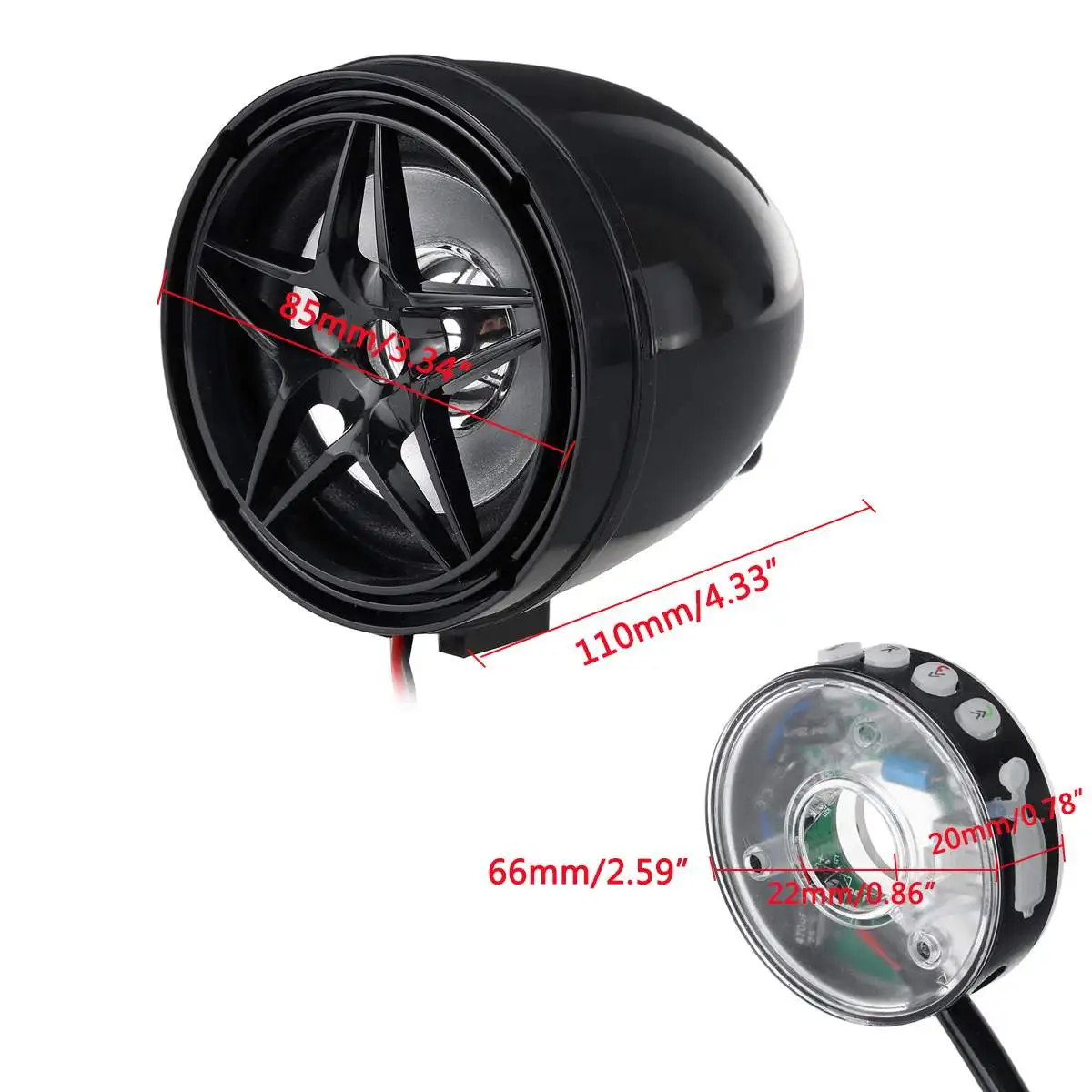 2 шт. bluetooth-колонки для мотоцикла и велосипеда | Автомобили мотоциклы